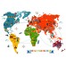 -STATİK KAĞIT- WORLD TRAVEL MAP